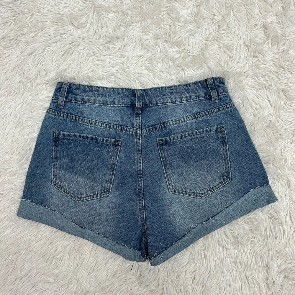 Denim Shorts- Distressed Size 30